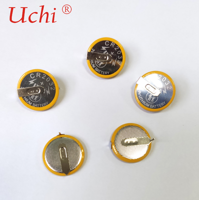 Knopf-Zelllithium-batterie 3V Li-MnO2, Lithium-Knopf-Münzen-Zellbatterie für Uhr