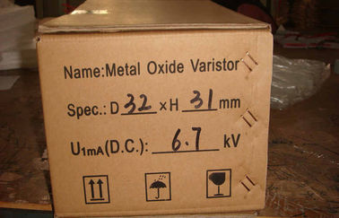 Metalloxid-Varistor BEWEGUNGEN des Block-6.7KV für Überspannungsschutz, ZNR-Varistor
