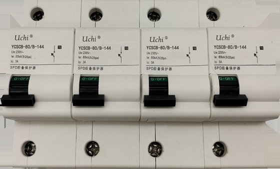 Stromstoß-Leistungsschalter UL94-V0 230AC des Entladestrom-80KA