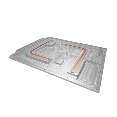Aluminiumverdrängungs-Platten-Kühlkörper mit dem 2 Rohr-Reibschweißen