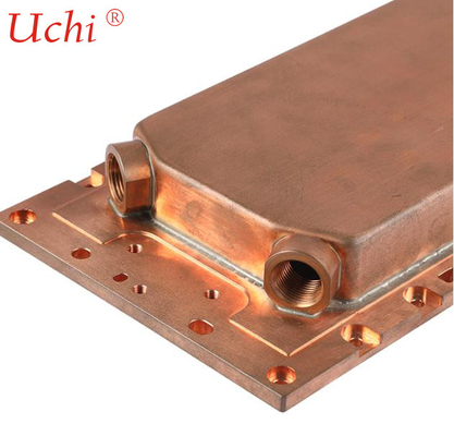 Cnc-Maschinen-Kupfer-Schaum-Kühlkörper-kalte Platten-Flüssigkeitskühlung