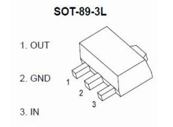 SOT89-3 78L05 5v Spannungsregler aus Kunststoff