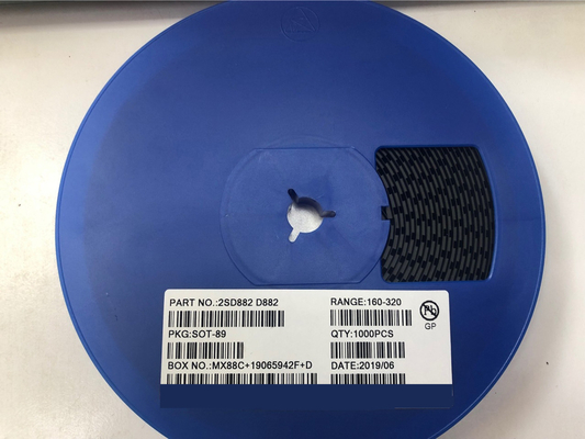 SOT-89 D882 NPN Elektronische Transistoren Kunststoffkapseln Leistungsauflösung