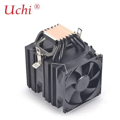 Dual Tower Dual Fan Schwarzer Lüfter Kühlgerät PC-Mutterplatte CPU-Kühler