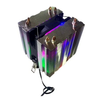 ARGB 8 Wärmeleiterventilator Aluminium-Wärmesenk-CPU-Kühler