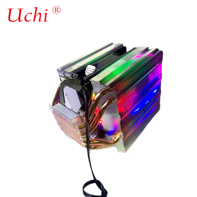 ARGB 8 Wärmeleiterventilator Aluminium-Wärmesenk-CPU-Kühler