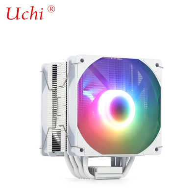 220W Weiß RGB ARGB CPU Kühlventilator mit 6 Heatpipe Für Computer Server Prozessor Lga1151 1155 1366 1700 2011 AMD FM AM3 AM4 AM5