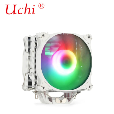 220W Weiß RGB ARGB CPU Kühlventilator mit 6 Heatpipe Für Computer Server Prozessor Lga1151 1155 1366 1700 2011 AMD FM AM3 AM4 AM5