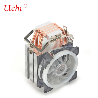 4 Kupfer-Heizrohr-Kühler für Computer-CPU Intel I3 I5 I7 LGA1150 1156 1200 1366 1700 2011 AMD AM4 AM5 Kühlgerät