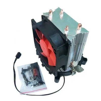 Kühlung Vertikaler Seiten-CPU-Kühler 92mm Ventilator 2 Kupfer Heizrohr Rohr für PC Computer Universal Steckdose AMD Intel Prozessor IC