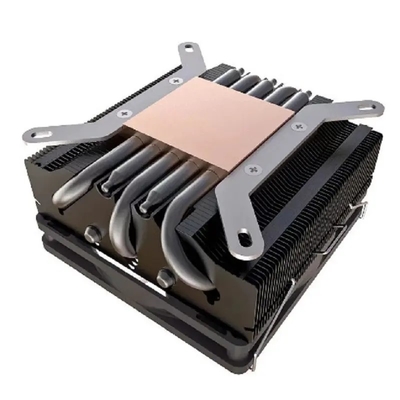 Heizrohr-Kühler I3 I5 I7 I9 Lga775 1150 1151 1155 1156 1700 1366 2011 AMD AM4 AM5 Universal Horizontale CPU Kühlventilator Schwarz