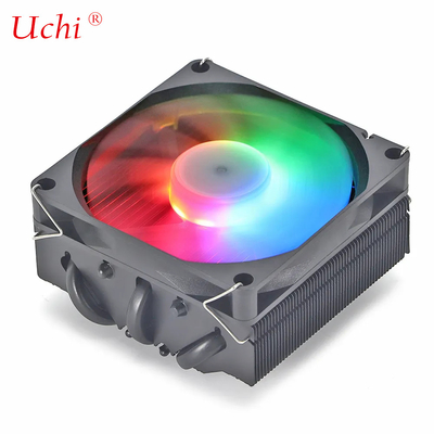 Heizrohr-Kühler I3 I5 I7 I9 Lga775 1150 1151 1155 1156 1700 1366 2011 AMD AM4 AM5 Universal Horizontale CPU Kühlventilator Schwarz