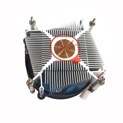 12V DC Kupferzentrumstrahler TDP 75W Für PC-Prozessor Kühlung 4 Pin PWM Steckdose 1700 1200 1150 1151 1155 1156 Cpu Luftkühler Ventilator