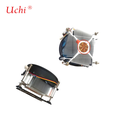 12V DC Kupferzentrumstrahler TDP 75W Für PC-Prozessor Kühlung 4 Pin PWM Steckdose 1700 1200 1150 1151 1155 1156 Cpu Luftkühler Ventilator