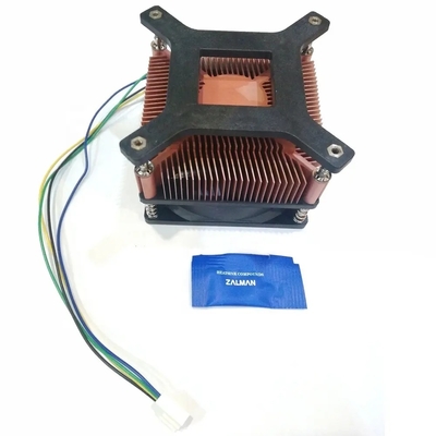 Kupferplattierte Wärmesenkung Wärmeverteilung Fett TDP 60W Cpu Kühlventilator Stumm Pwm 3 Pins 4 Pins I3 I5 Intel Lga775 1150 1151
