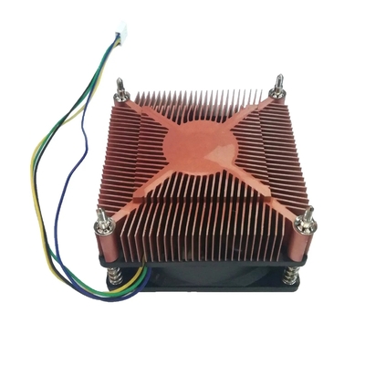 Kupferplattierte Wärmesenkung Wärmeverteilung Fett TDP 60W Cpu Kühlventilator Stumm Pwm 3 Pins 4 Pins I3 I5 Intel Lga775 1150 1151