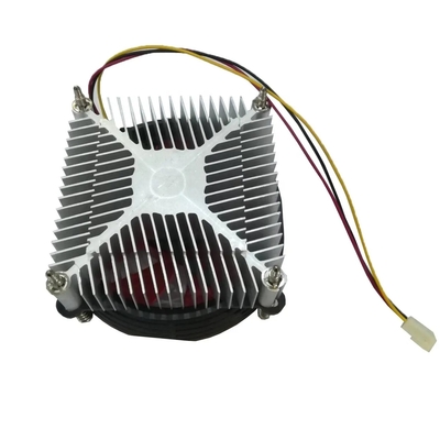 CPU-Kühler PC Intel-Prozessor Steckdose Lga775 115 Aluminium-Wärmeschwimmventilator 3-Pin 4-Pin Pwm Funktion