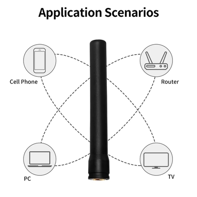 Gerade Hexagonal SMA Männlicher Stecker 433 MHz Empfänger 433 MHz Außen Lora Gummi-Antenne