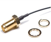 336314-12-0250 CBL ASSY AMC-RPSMA JCK-PL 9.843 Gerade SMA zum MHF Stecker