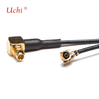 Niedrigverlust 1,13 mm Kabel Rechtswinkel MMCX Männlich zu MHF1 UFL Kabel