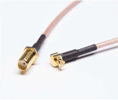 Kabel mit geringem Verlust SMA-Male zu MCX Männlich Rechtswinkel 6 Zoll 15 cm Stecker RF RG316 Koaxial Antenne Pigtail