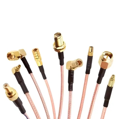 RP SMB Männlich zu Männlich Stecker mit RG178 RG316 RF Koaxialkabel 50ohm 6GHz