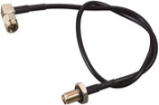 CRC9JW/FK Koaxial Hochfrequenzverbindungsdraht RG174 CRC9 Männlich gebogen F weiblich 15cm Vollkupfer-HF-Draht