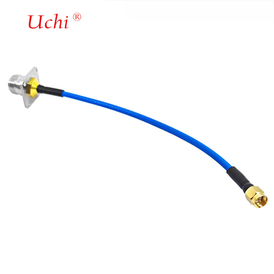 SMA Männliche Steckdose zu N-Typ weibliche Jack Flange Panel Mount Connector für SS405 SS-405 Superflex RF Pigtail Erweiterungskabel
