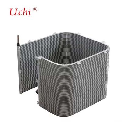 Energiesparender Serpentinen-Querrippen-Mikrokanal-Wärmetauscher Mikrokanal-Kondensator