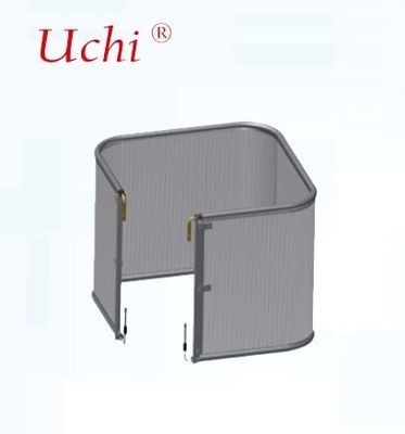 Energiesparender Serpentinen-Querrippen-Mikrokanal-Wärmetauscher Mikrokanal-Kondensator