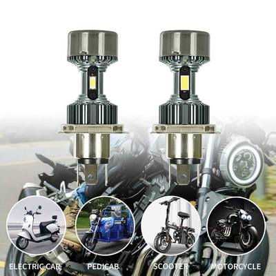 3300 LM M9 LED Motorrad Scheinwerfer Glühbirne mit Kühlventilator 9-18V