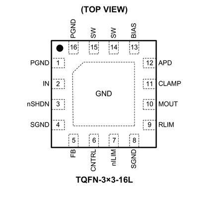 Triple-Output AMOLED Display Stromversorgung Integrierter Schaltkreis IC Chip