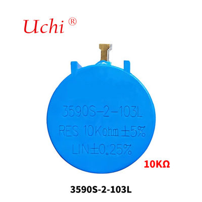 3590 Mehrgang-Draht-Präzisions-Drehwiderstand 10k Ohm 5% 2W