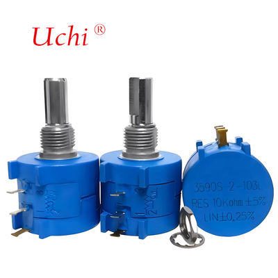 3590 Mehrgang-Draht-Präzisions-Drehwiderstand 10k Ohm 5% 2W