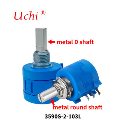 3590 Mehrgang-Draht-Präzisions-Drehwiderstand 10k Ohm 5% 2W