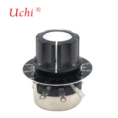 WX110 Präzisions-Drehwiderstand mit Einzelwicklung, Knopf 470 Ω 1K 2K 10K 22K