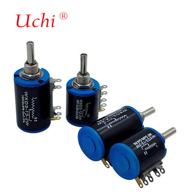 WXD3-12 1W 10k Ohm 5-Ring Mehrgang-Präzisionsdraht-Drehwiderstand