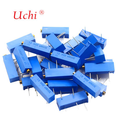 3006P 205 Metallkeramik-Feinabstimm-Potentiometer, 2 m Ohm mit Knopf, Präzisions-Mehrgang-Potentiometer