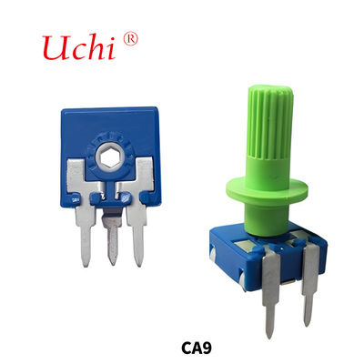 CA6 Spanischer Potentiometer Einstellbarer Widerstand Einzel-Umdrehung Kohleschicht-Trimmer-Potentiometer