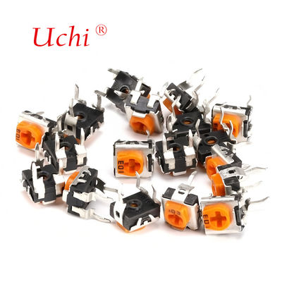 RM063 Gelbes Einweg-Kohleschicht-Trimmer-Potentiometer 1 MOhm Einstellbarer Widerstand