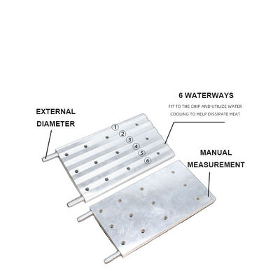 S19-JPRO Computerkoffer Wassergekühlter Gelenkflüssiger Aluminiumradiator Flüssigkühlplatte