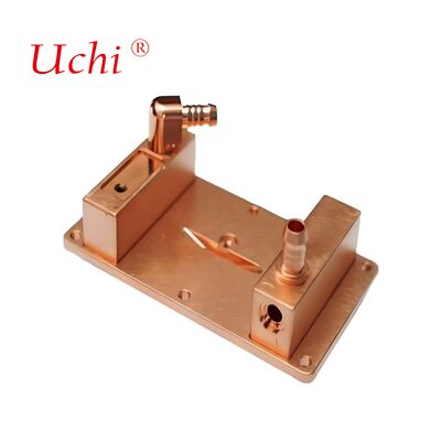 Kundenspezifischer Reinkupfer-Kühlkörper für CPU-Wasserkühler-Kaltplatte-Flüssigkeitskühlung