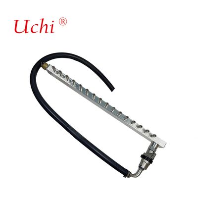 Konstruktion von Verteiler-Wasser-Kühlungs-Armaturen, Verteilerrohr und flüssigkeitsgekühlter Platte