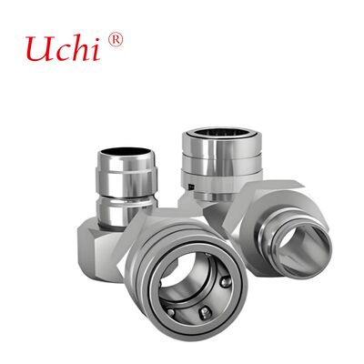 Kundenspezifische Flüssigkeitskühlplatten-Anschlüsse mit Schnellverschlusskupplungen aus Edelstahl