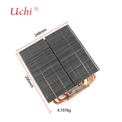 1500W LED-Wärmewasserbecken - 5 Zipper-Finnen-Wärmepipe Kühlmodul