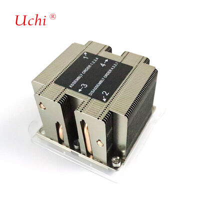 Schwarze extrudierte Wärmesenkung für CNC-Bearbeitung - CPU und Serveranwendung