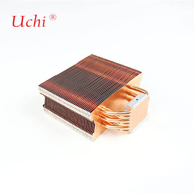 Kupfer-Aluminium-Verbundflossen Computer-CPU-Wärmewasser