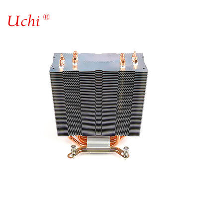 Clip-Reißverschlussrippe für Computer-CPU-Kühlkörper mit 4 Wärmerohren