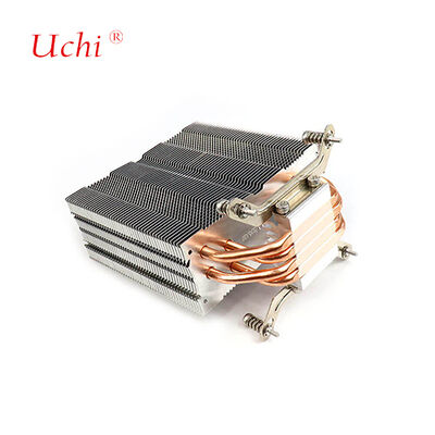 Clip-Reißverschlussrippe für Computer-CPU-Kühlkörper mit 4 Wärmerohren