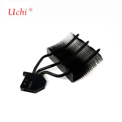 Hochpräzise schwarze Aluminium-LED-Wärmewasserflasche